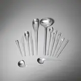 Arne Jacobsen, for Anton Michelson, Georg Jensen Denmark Stainless steel, and with designer's monogram