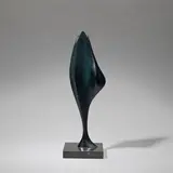 Antoine Poncet, 'Gazaile', second half 20th Century, Patinated bronze, marble base