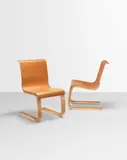 Untitled by Alvar Aalto, Beech-veneered plywood, laminated beech, sold Apr 2023