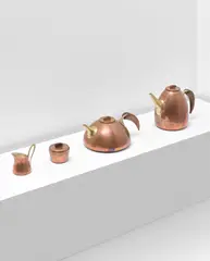 Untitled by Karl Hagenauer, Copper, brass, Brazilian rosewood, offered Apr 2023