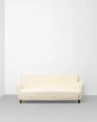 Untitled by Fritz Hansen, Fabric upholstery, birch, sold Apr 2023