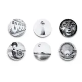 Group of Twenty Seven Themes and Variations Dinner Plates by Piero Fornasetti, porcelain, each signed with Fornasetti mark and numbered, offered Oct 2023