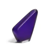 Napoleone Martinuzzi, Small Inciso Vase, for Alfredo Barbini, blown and wheel-carved glass with a blue tint