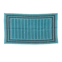 Ingrid Dessau, Flat Weave Rug, handwoven wool, woven initials 'ID'