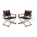 Cleo Baldon, Two Black Armchairs