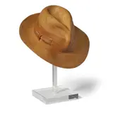 Livio de Marchi, Hat, sculpted cherry on acrylic stand, hat incised 'LIVIO DE MARCHI'