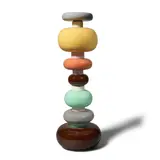 Totem by Ettore Sottsass, for Bitossi, glazed ceramic, inscribed on underside '037/150-E, sold Oct 2023