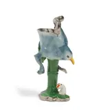 Viola Frey, Goblet Blue Bird, glazed earthenware