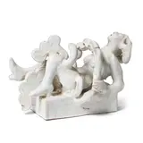 Viola Frey, Untitled (Reclining Bicyclist), glazed earthenware