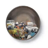 Viola Frey, Alameda Flea Market (Bowl), glazed stoneware, signed 'V