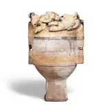 Viola Frey, Untitled, glazed ceramic