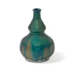 Michael Frimkess, Untitled (Green Calabash), glazed ceramic