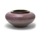 Michael Frimkess, Untitled (Purple Pot), glazed stoneware