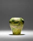 Tiffany Studios, Paperweight Vase, favrile glass, engraved 'V1900 L