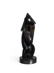 'Cones and Spheres' by Joseph Csaky, 1920, bronze with dark brown patina, offered Dec 2023