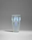 René Lalique, Ceylan Vase, opalescent glass, frosted and polished, wheel-engraved mark 'R