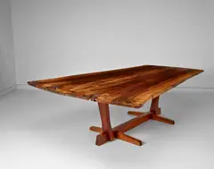 Important Conoid Dining Table by George Nakashima, offered Dec 2023