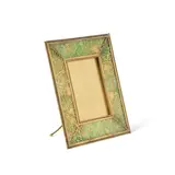 Pine Needle Picture Frame by Tiffany Studios, gilt bronze, Favrile glass, sold Jul 2023