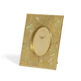 Grapevine Picture Frame by Tiffany Studios, gilt bronze, Favrile glass, sold Jul 2023
