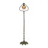 Floor Lamp by Tiffany Studios, patinated bronze, Favrile glass, the base stamped 'TIFFANY STUDIOS NEW YORK 425', sold Jul 2023