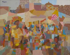 Romeo V. Tabuena, Untitled (Marketplace)