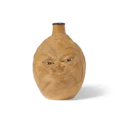 John Barleycorn Jug by Martin Brothers, glazed stoneware, incised 'Martin Bros Southall Potteries Reg, sold Jul 2023