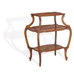 Three-Tiered Table by Émile Gallé, sold Jul 2023