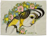 Bjørn Wiinblad, Mimo's Summerhat and Study for Paribano for Loom-Art