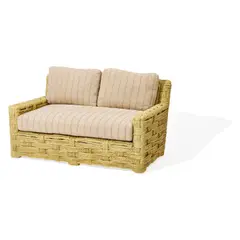 Audoux Et Minet, Two-Seat Sofa, braided rope, upholstery
