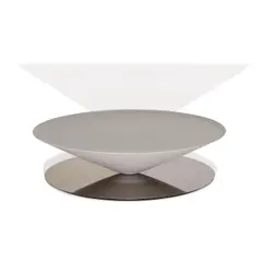 Luca Nichetto, Float Coffee Table, for La Chance, painted steel, polished steel