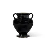 Michael Frimkess, Untitled (Black Footed Amphora), glazed stoneware