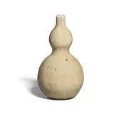 Michael Frimkess, Untitled (Cream Calabash), glazed stoneware