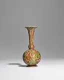 Francesco Ferro E Figlio, Vase, blown glass, applied with metal oxides