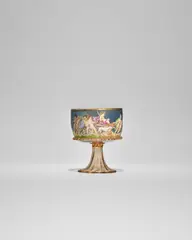 Footed Bowl by Francesco Toso Borella, for the Venice and Murano Glass and Mosaic Co, sold Nov 2022