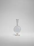 Pilgrim Flask by Vittorio Zecchin, for MVM Cappellin, blown glass applied with gold foil and morise collar, sold Nov 2022
