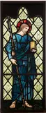 Edward Burne-Jones, St. James, for William Morris & Co, leaded and enameled stained glass
