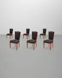 André Arbus, Set of Twelve Dining Chairs