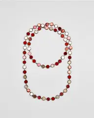 Sautoir by Line Vautrin, Talosel, mirror glass, brass wire, sold Jun 2023