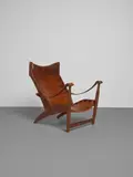Mogens Voltenen, Copenhagen Chair II, model MV60, for Niels Vodder, oak, leather
