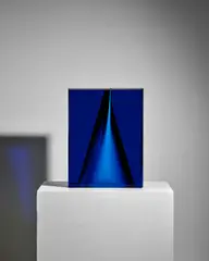 Neptune by Petr Hora, cast, sandblasted and polished glass, sold Jun 2023