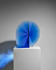 Martin Rosol, Leoporello 1577, 1577, cast glass, coldworked, engraved 'Martin Rosol #1577'