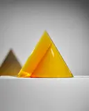 Petr Hora, Yellow Tribet, 2013, cast, sandblasted and polished glass, engraved 'Petr Hora, 2013'