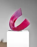 Galia Amsel, Blossom, cast glass, sandblasted, acid-etched and polished
