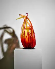 Randy Strong, Orange Breeze, blown glass