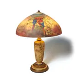 Parrots Table Lamp by Handel, sold Mar 2023