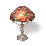Pairpoint, Puffy Floral Table Lamp