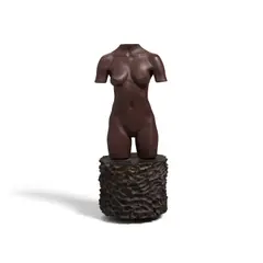 MOCA Torso by Robert Graham, for MOCA editions, Los Angeles, patinated bronze, sold Mar 2023