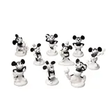 Rosenthal, Group of Nine Rare Mickey and Minnie Mouse Figures, porcelain, each marked 'Rosenthal Bavaria' on underside