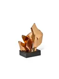 Alicia Penalba, Petit Refuge, gilt bronze on black marble base