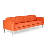 Milo Baughman, Four-Seat Sofa, for Thayer Coggin, chromed steel and upholstery